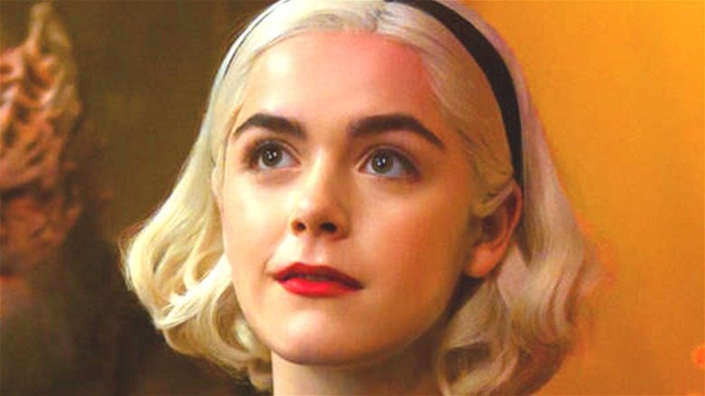 Shipka as Sabrina in headband