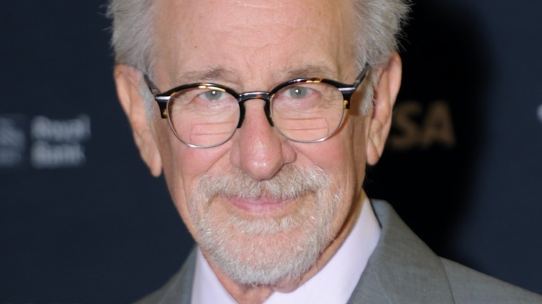 Steven Spielberg on a red carpet