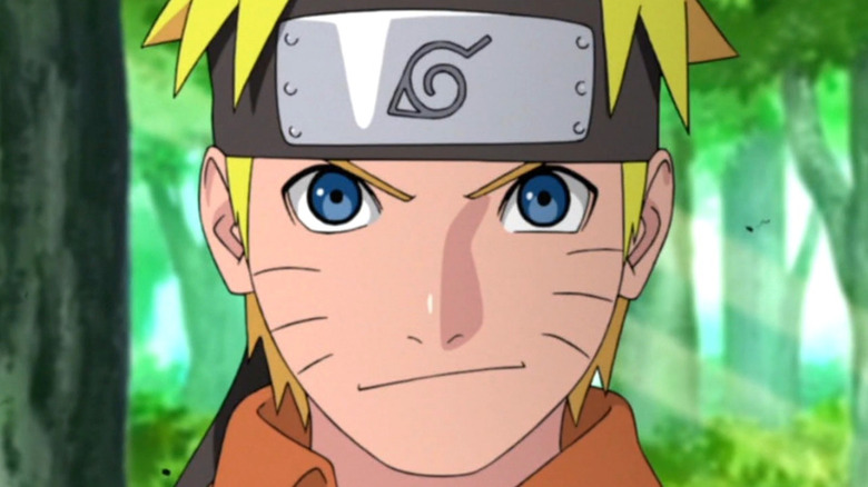 Naruto smirking