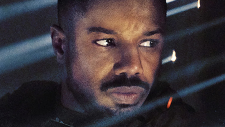 Michael B Jordan in close-up