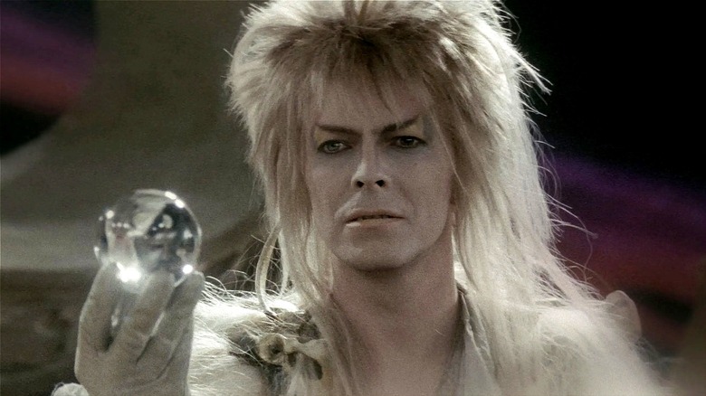 Jareth the Goblin King holding orb in 