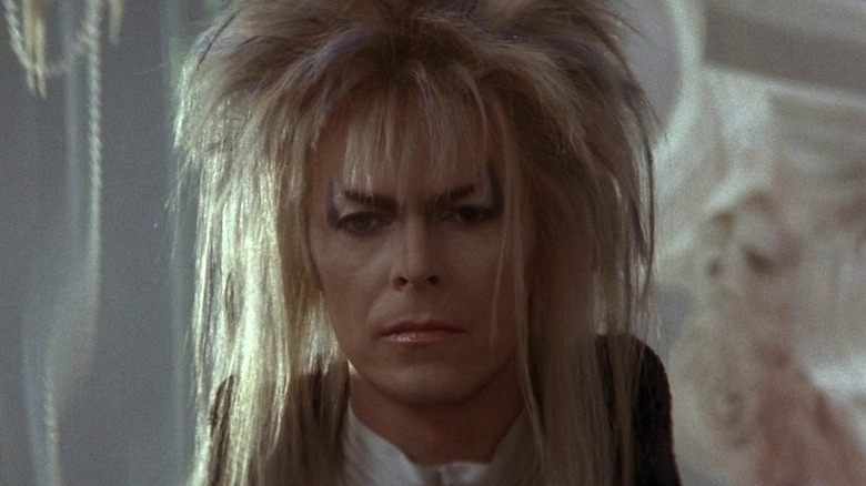 Jareth looking ahead in Labyrinth