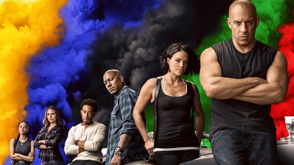 Vin Diesel, Michelle Rodriguez, Tyrese Gibson, Ludacris, Jordana Brewster, Nathalie Emmanuel in Universal's F9