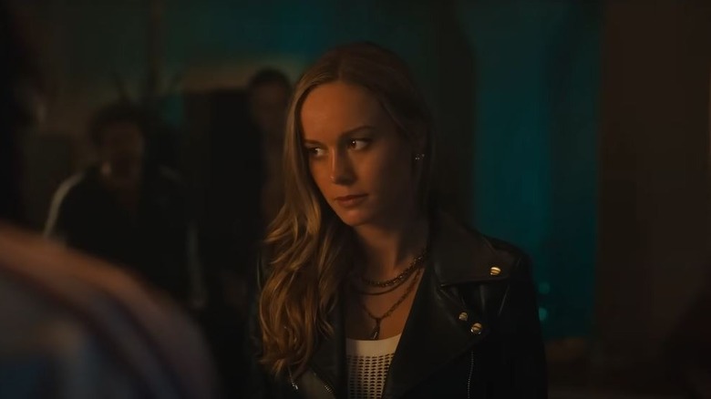Brie Larson staring