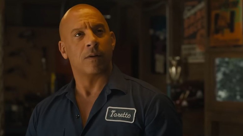 Dom Toretto staring