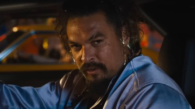 Jason Momoa driving car