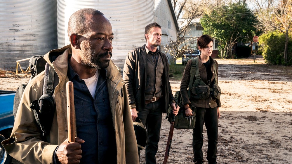 Lennie James, Garrett Dillahunt, and Maggie Grace on Fear the Walking Dead