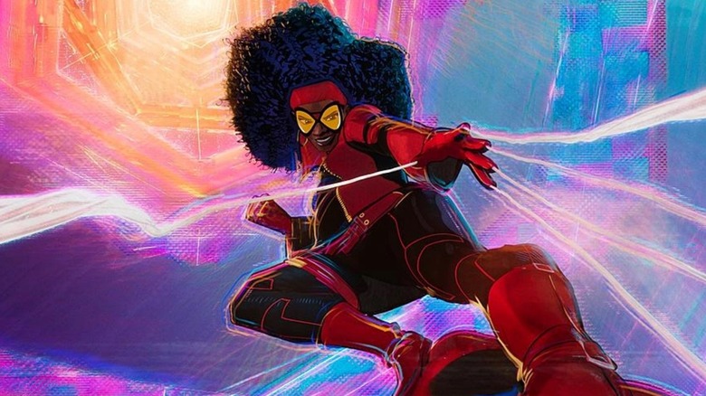 Spider-Woman in action