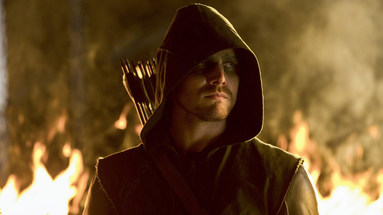 Stephen Amell as the Green Arrow