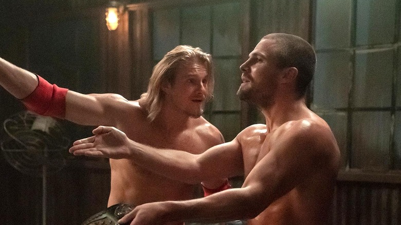 Alexander Ludwig and Stephen Amell