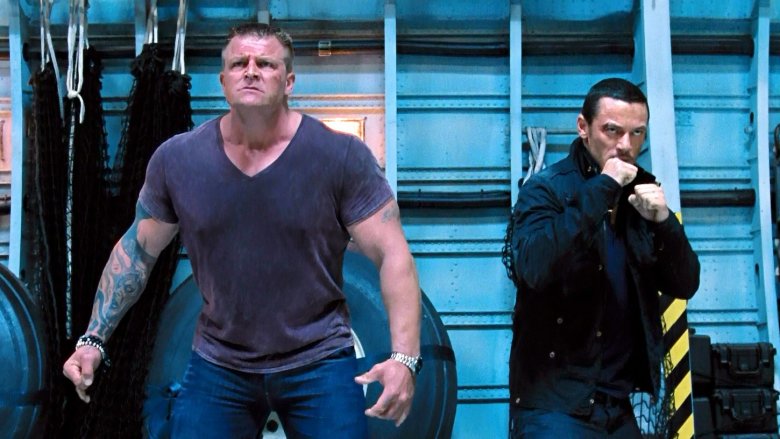 Kim Klaus and Luke Evans in Fast & Furious 6