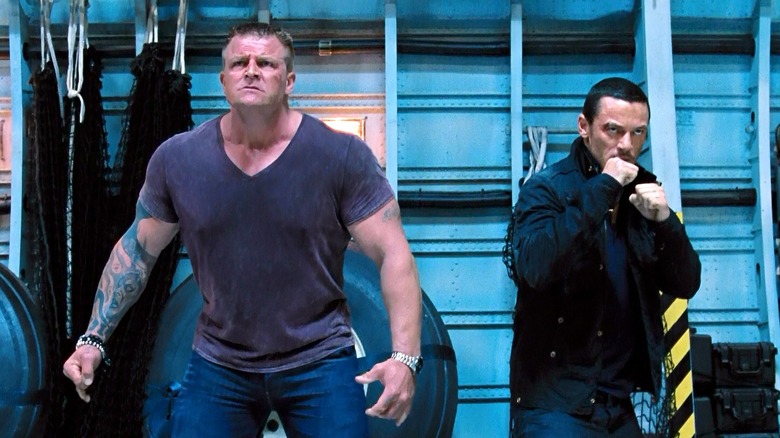 Kim Klaus and Luke Evans in Fast & Furious 6