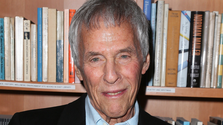 Burt Bacharach wearing a scarf