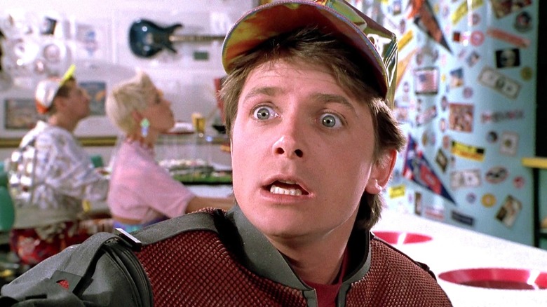 Marty McFly looking shocked