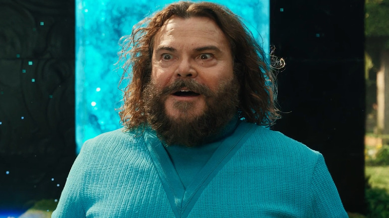 Steve looking maniacal in "A Minecraft Movie" (2025)