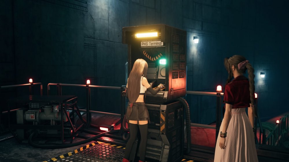 final fantasy 7, final fantasy vii, square enix, sony, playstation 4, ps4, remake, easter egg, reference, missed, party, team, group, switch, swap, phs, cellphone, cell phone, terminal, device