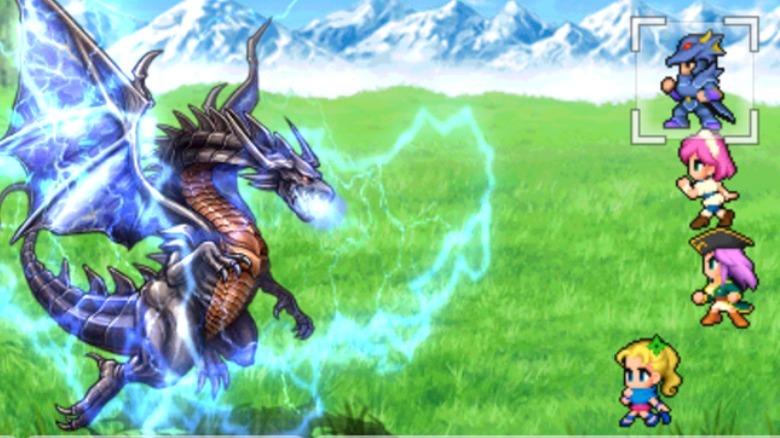 Final Fantasy 5 battle