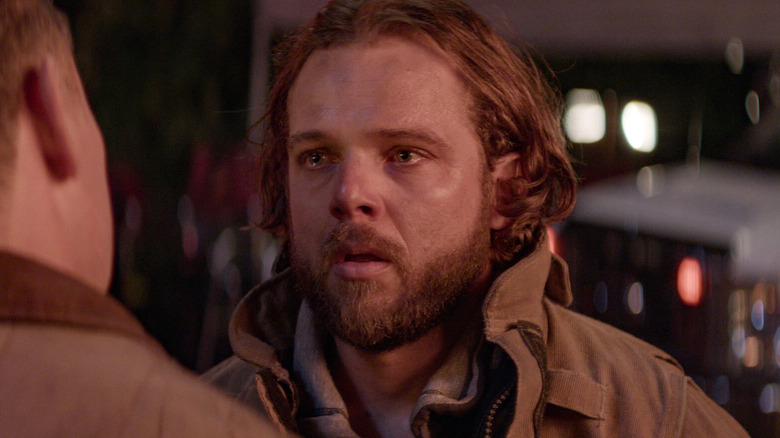 Bode is upset and crying in "Fire Country"