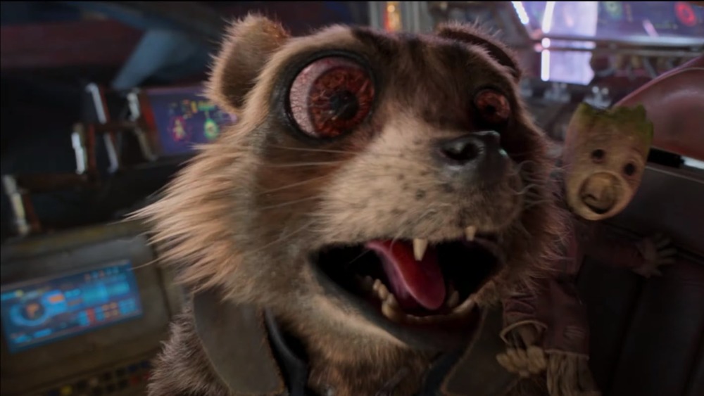 Rocket and Baby Groot in Guardians of the Galaxy Vol 2