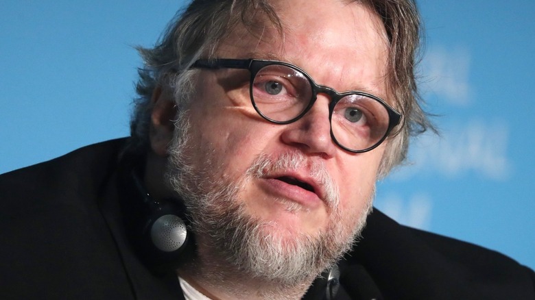 Guillermo del Toro looking frazzled