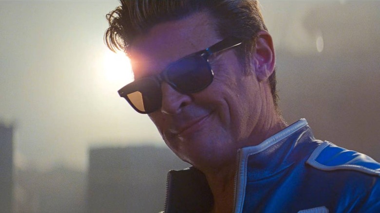 Johnny Cage smirking in Mortal Kombat II