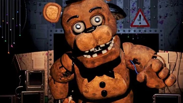 Freddy Fazbear reaching