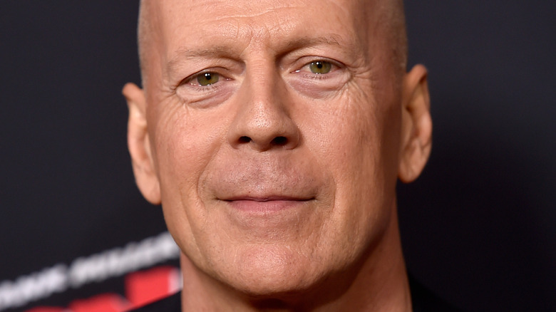 Bruce Willis smirking