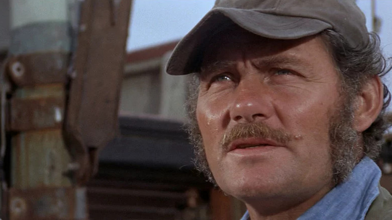 Quint aboard the Orca