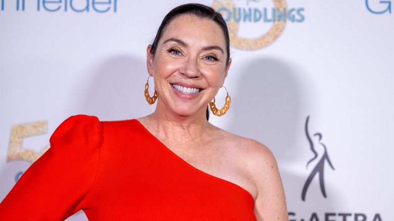 Stephanie Courtney on the red carpet at a Groundlings event in 2025