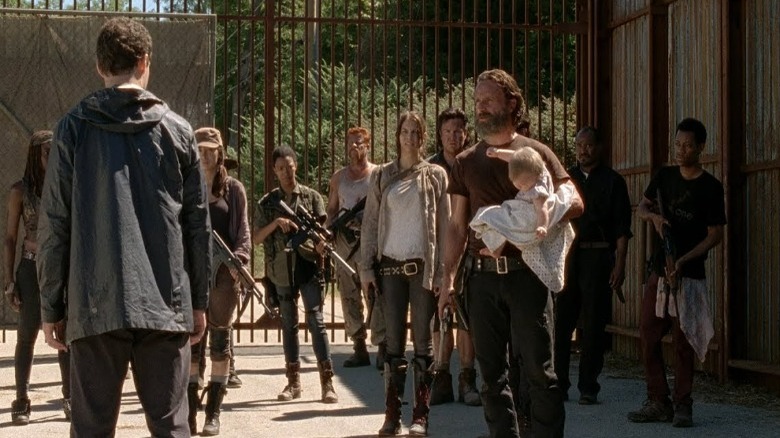 Rick's group at the Alexandria Safe Zone