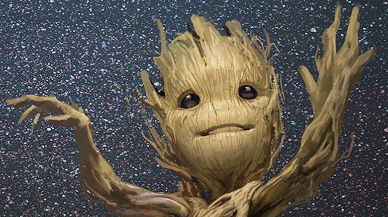 Anthony Francisco's artwork of Baby Groot