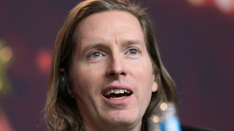 Director Wes Anderson speaking 