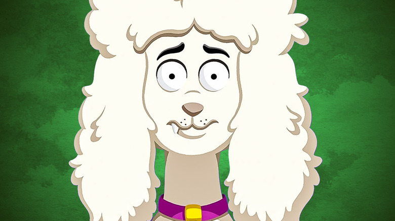 Honey looking shocked in HouseBroken (2021)