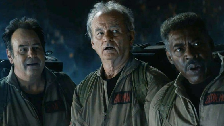 Ray, Peter, and Winston in jumpsuits