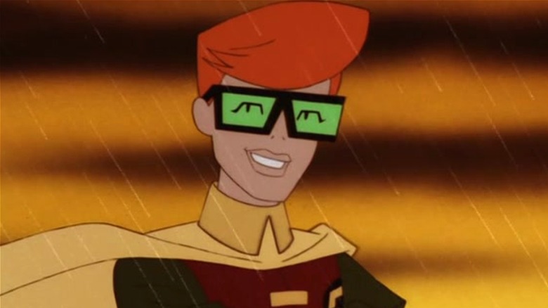 Carrie Kelley imagining herself as Robin  in The New Batman Adventures