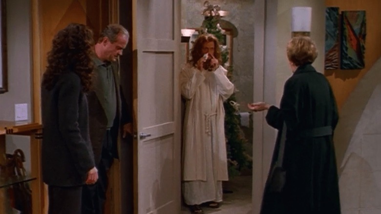 Niles is revealed to Helen and Faye