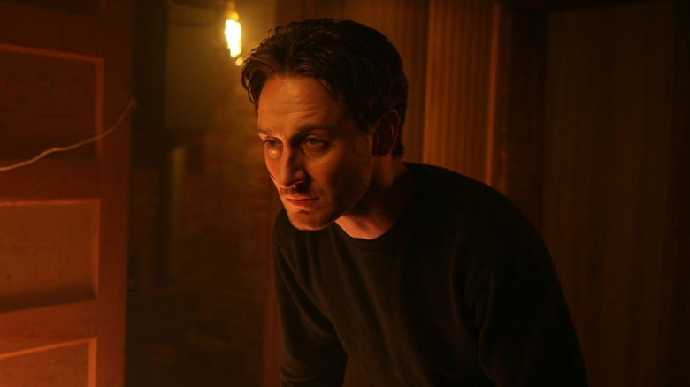 Josh Stewart looking weary