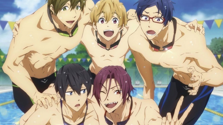 Swim club group photo
