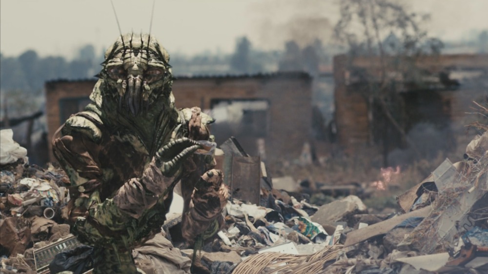 Sharlto Copley as Wikus van der Merwe in District 9