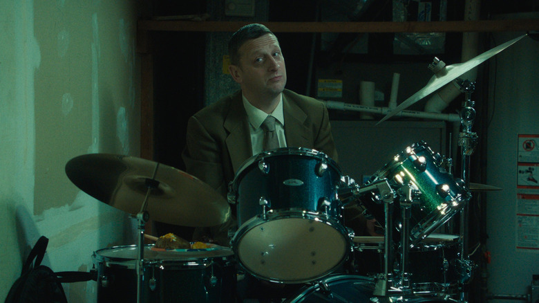 Craig sitting at drumset