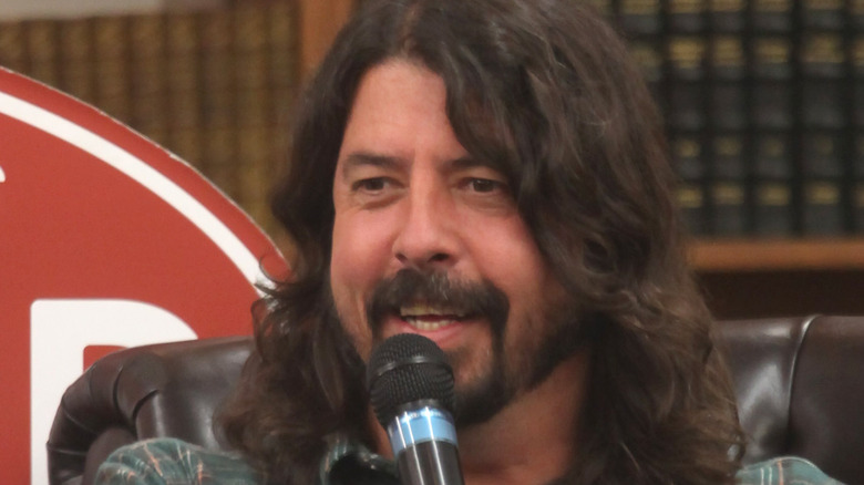 Dave Grohl smiling