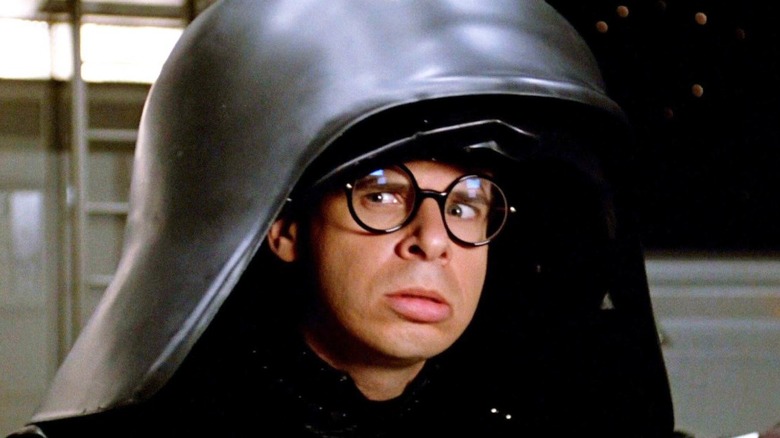 Dark Helmet looks to the side