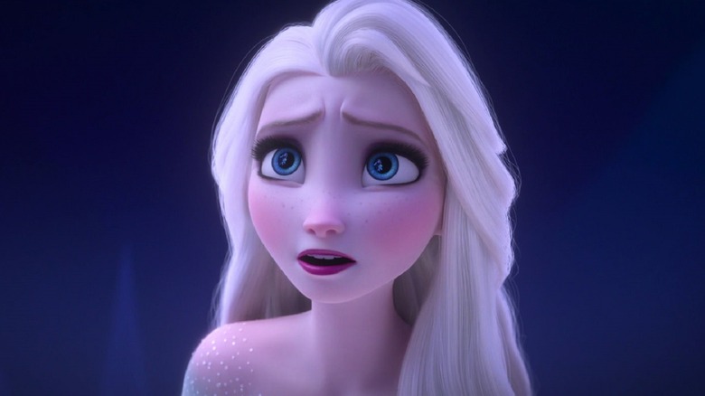 Elsa looking concerned