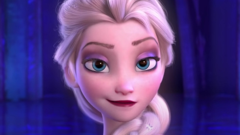 Elsa smirking 