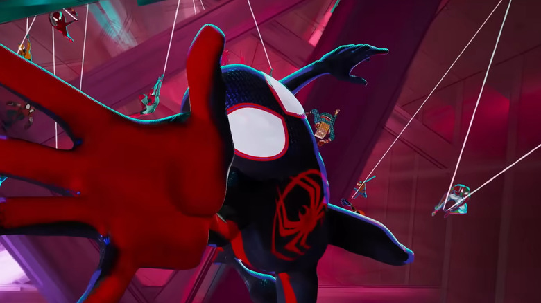 Miles Morales going into the multiverse
