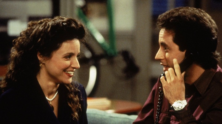 Elaine and Jerry on phone