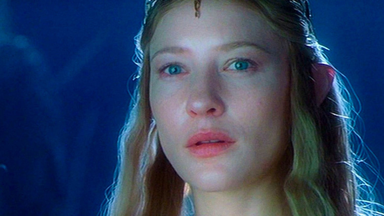 Cate Blanchett as Galadriel in Lord of the Rings: Fellowship of the Ring