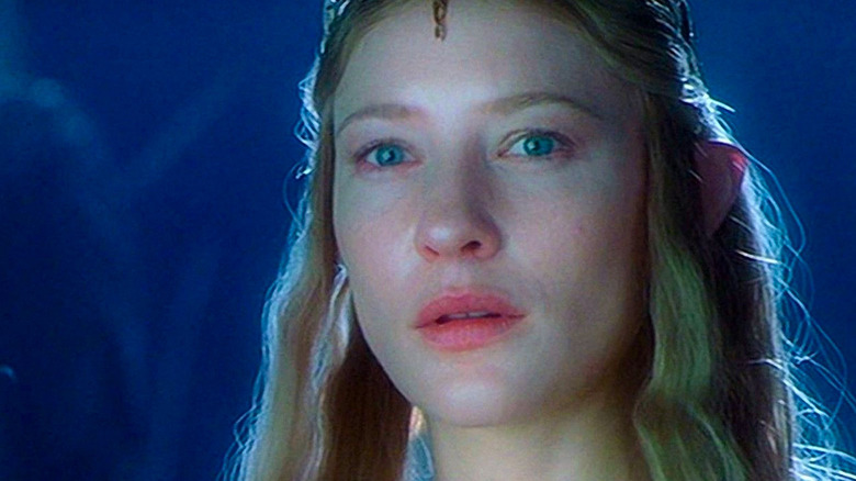 film still of young cate blanchett as galadriel!!!! in | Stable Diffusion