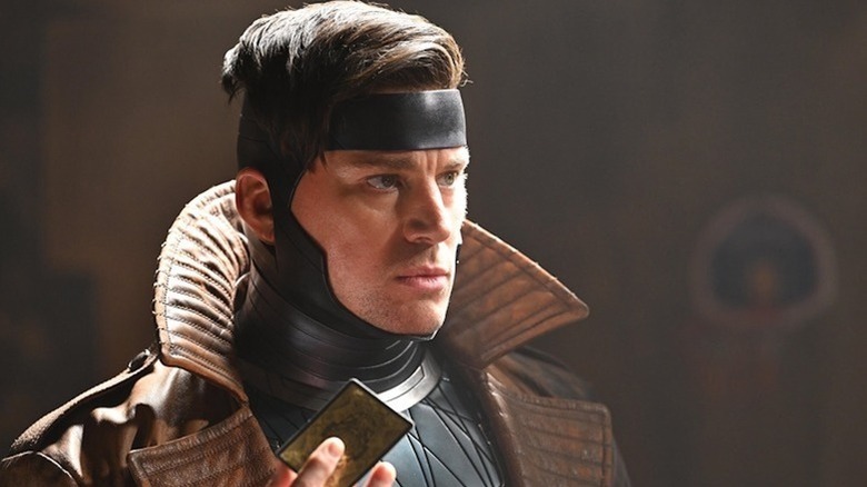 Gambit holding a card in Deadpool & Wolverine (2024)