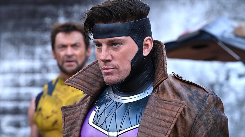 Gambit with Wolverine in the background in Deadpool & Wolverine (2024)